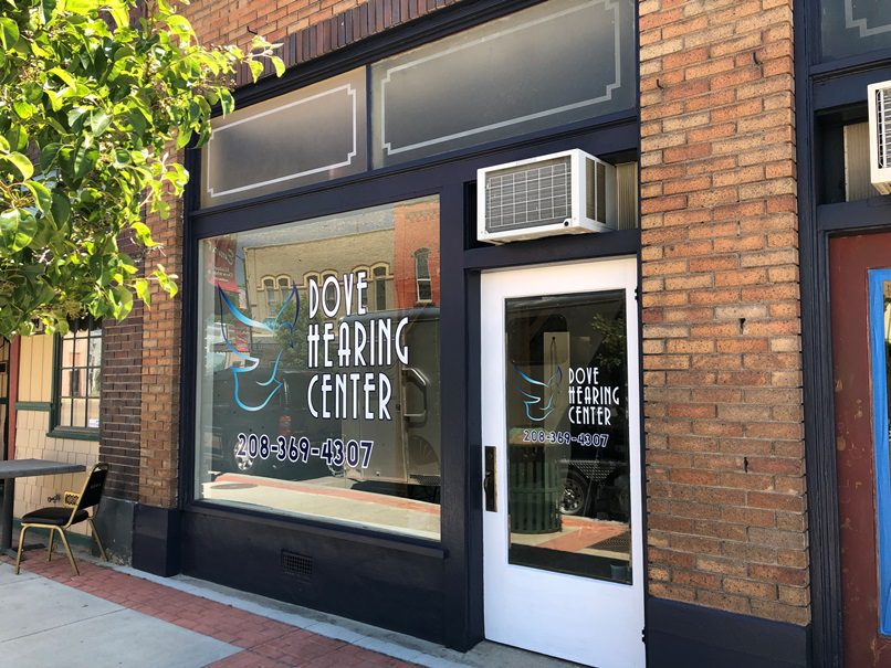 Dove Hearing Center storefront in Emmett