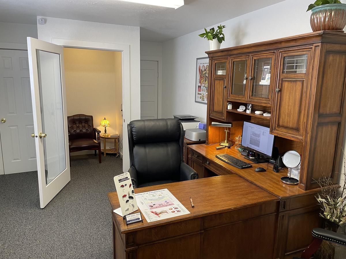 hearing assessment booth inside mobile clinic